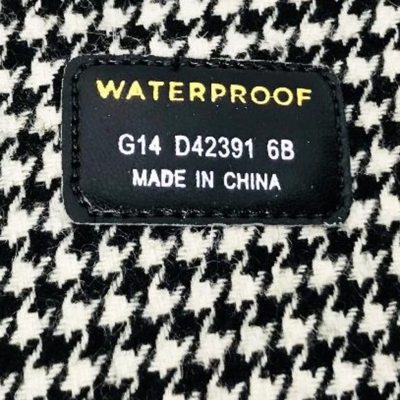 Cole Haan Black Buckle Detail Suede Boots - Picture 6 of 8